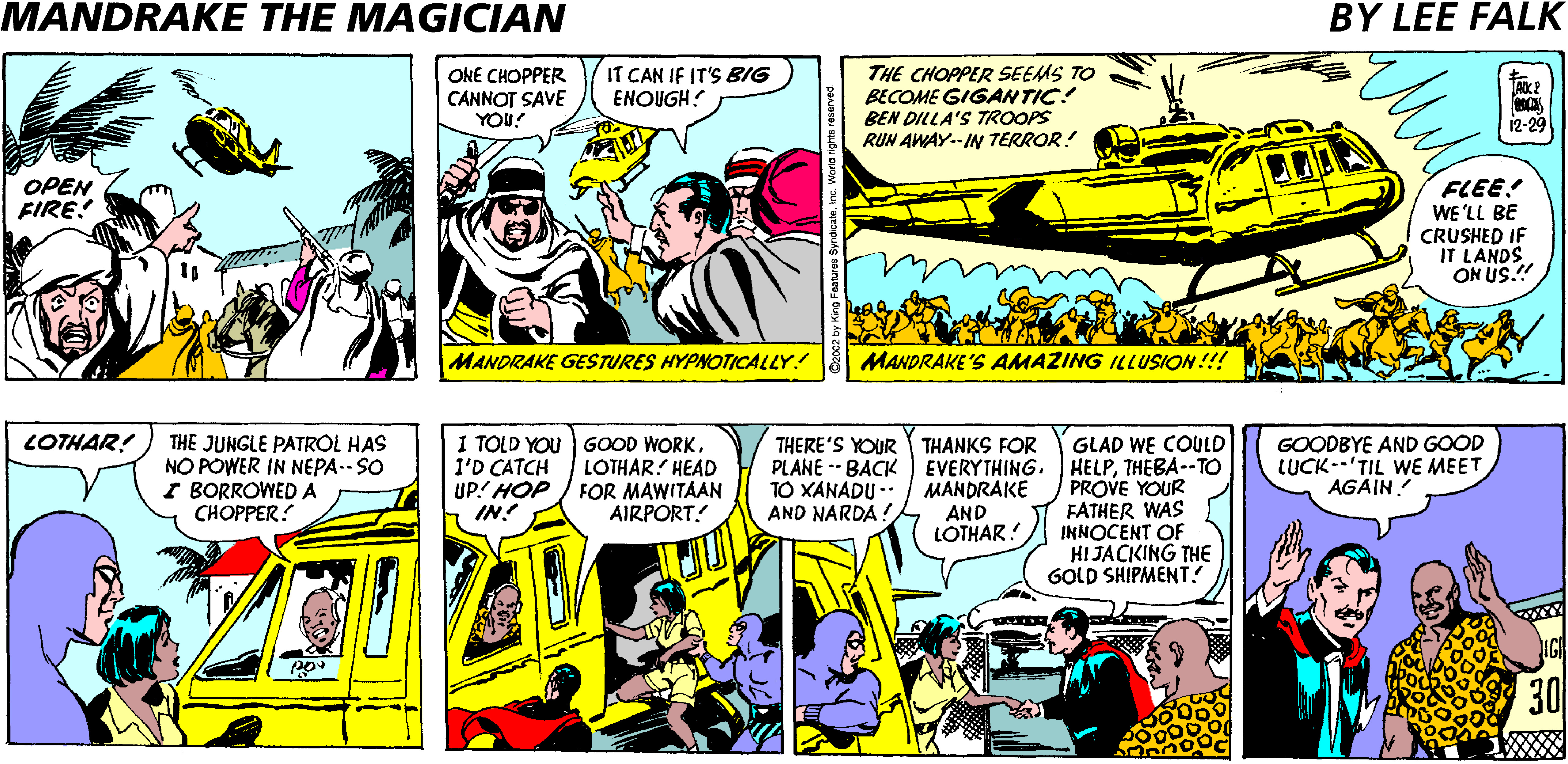 Mandrake Sunday - 29 Dec 2002 (Sun)